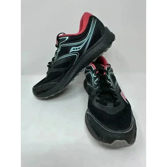 Saucony Cohesion 12 Women's Active Comfort Shoe Pink and Blue - Size 11 - Picture 10 of 11